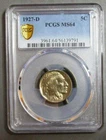 1927-D Buffalo Nickel Attractive PCGS MS64.