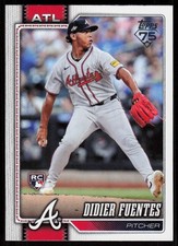 2026 Topps Series 1 Celebration Didier Fuentes RC #243 Atlanta Braves
