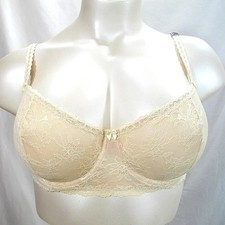 40C Felina 5894 Harlow Sheer Lace Full Bust Bra Nude