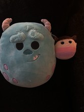 Squishmallow Sully 10-inch Toy Set Monsters Inc Kelly, Boo, Squishmallow