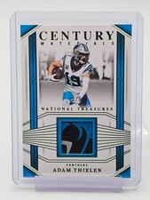 ADAM THIELEN 2023 NATIONAL TREASURES CENTURY MATERIALS PATCH /5 #CEN-ATN Q4274