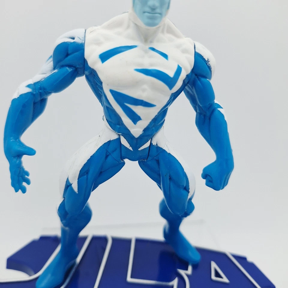 Фигурка Blue Superman JLA DC Comics 1998 с подставкой Base Kenner Man Of Steel - Изображение 3 из 4