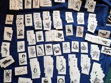 195 Stk Dandy Captain Tattoo Dandy Bubblegum Temporäre Tattoos Dänemark 70er Jah