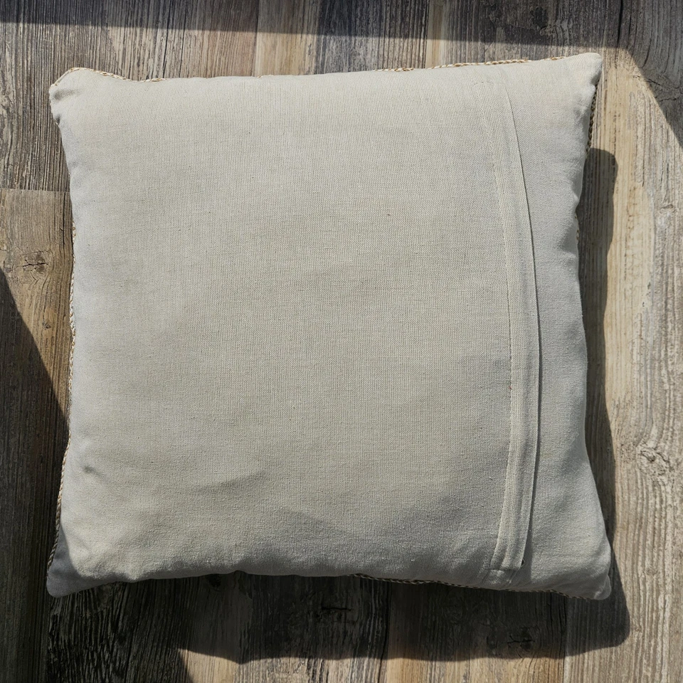 Coastal Decorative Beaded Turtle 18x18 Throw Pillow - Image 4 of 4