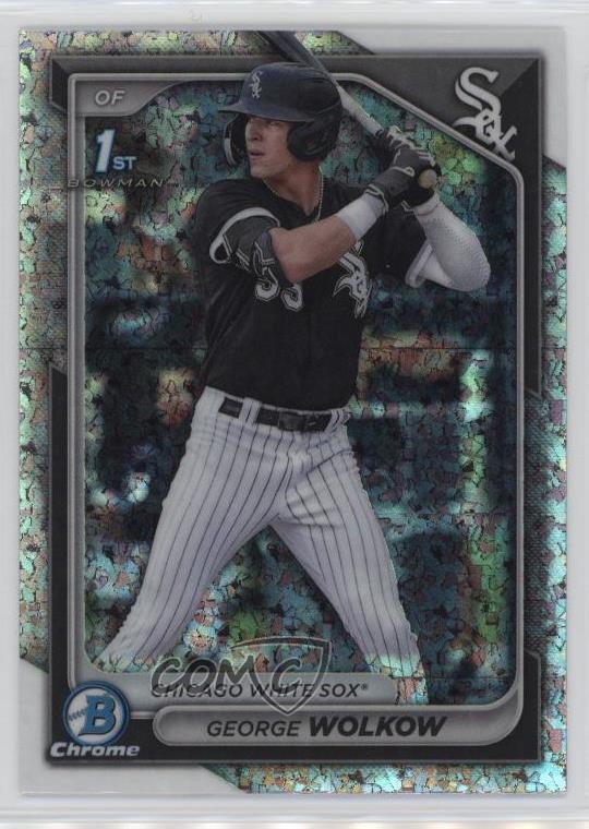 2024 Bowman Chrome Prospects Mini-Diamond Refractor George Wolkow #BCP-144 0nr3