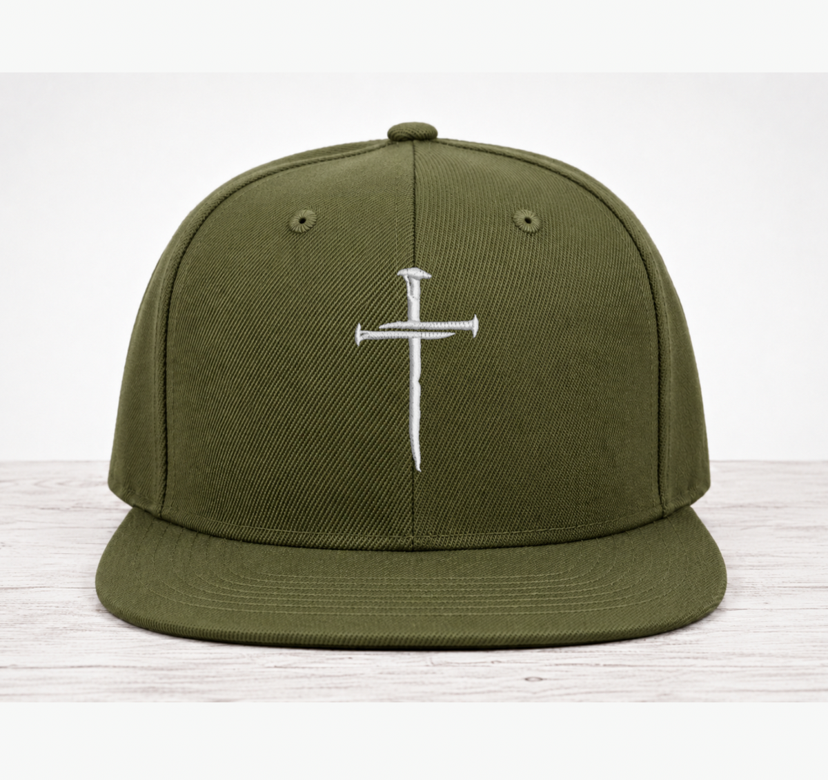 3 Nails Cross Snapback Baseball Cap Christian Jesus Saves God Is