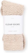 Ultra-Luxe Cloud Socks for All - Cozy, Hypoallergenic Sleep Socks in Stone Cloud