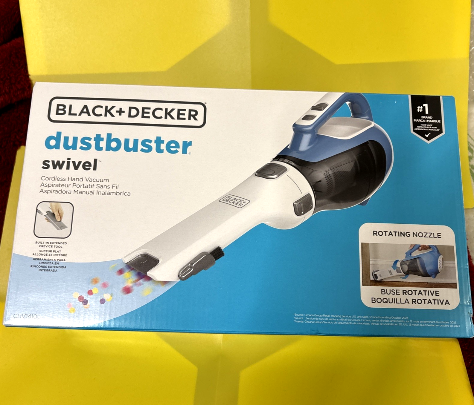 Black Decker CHV1410L 16 Volt Lithium Cordless Dust Buster Hand Vacuum