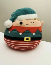 Squishmallows Jangle the Elf Soft Christmas Plush Toy Stuffed Animal 12”