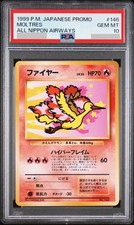 PSA 10 Moltres No. 146 ANA All Nippon Airways Promo Pokemon Card 1999 Japanese