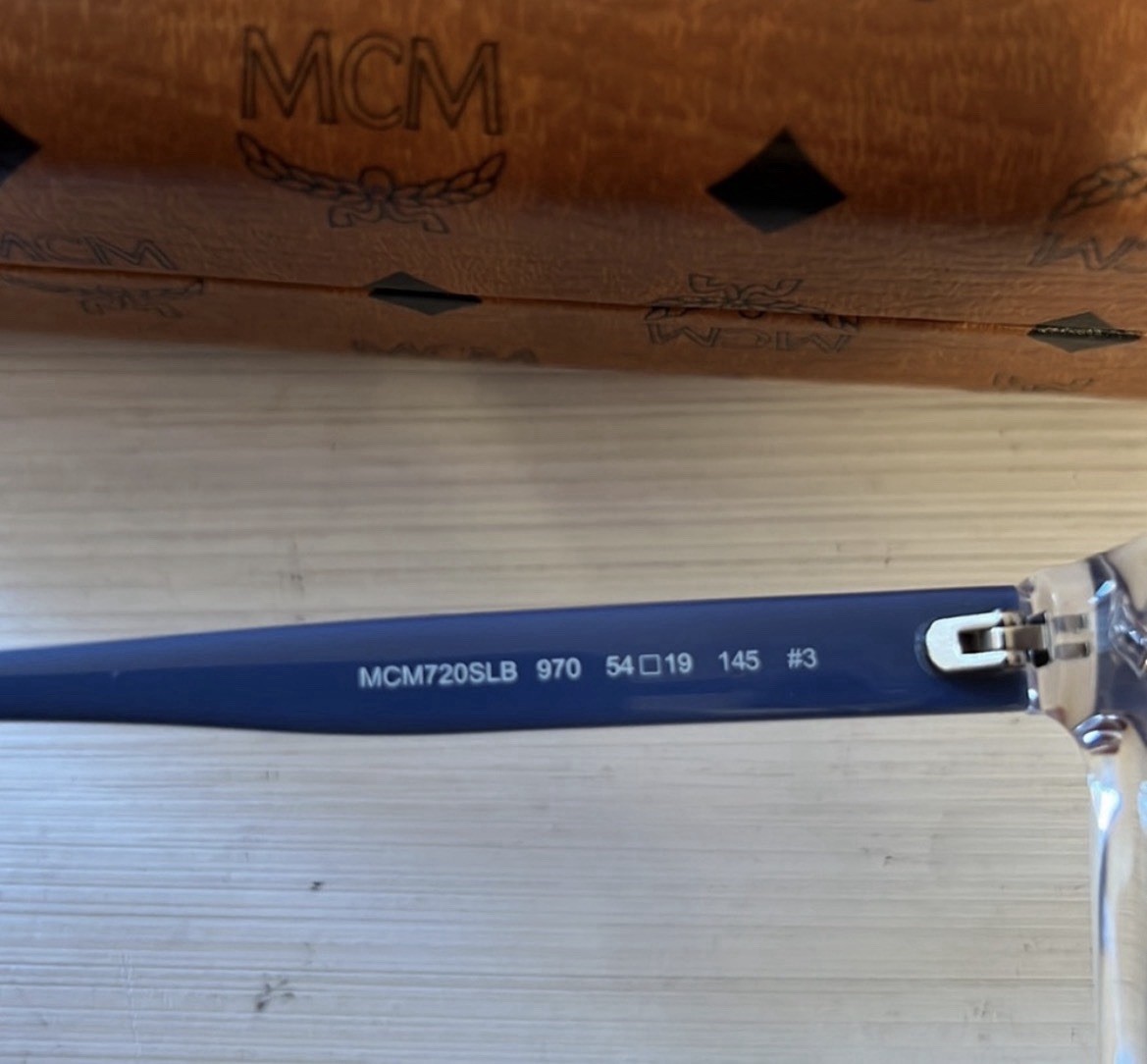 MCM Unisex 54mm Clear Square Sunglasses | eBay display picture 1