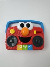 Sesame Street Elmo Take Along Boombox with Lights  Sounds, Small, Red