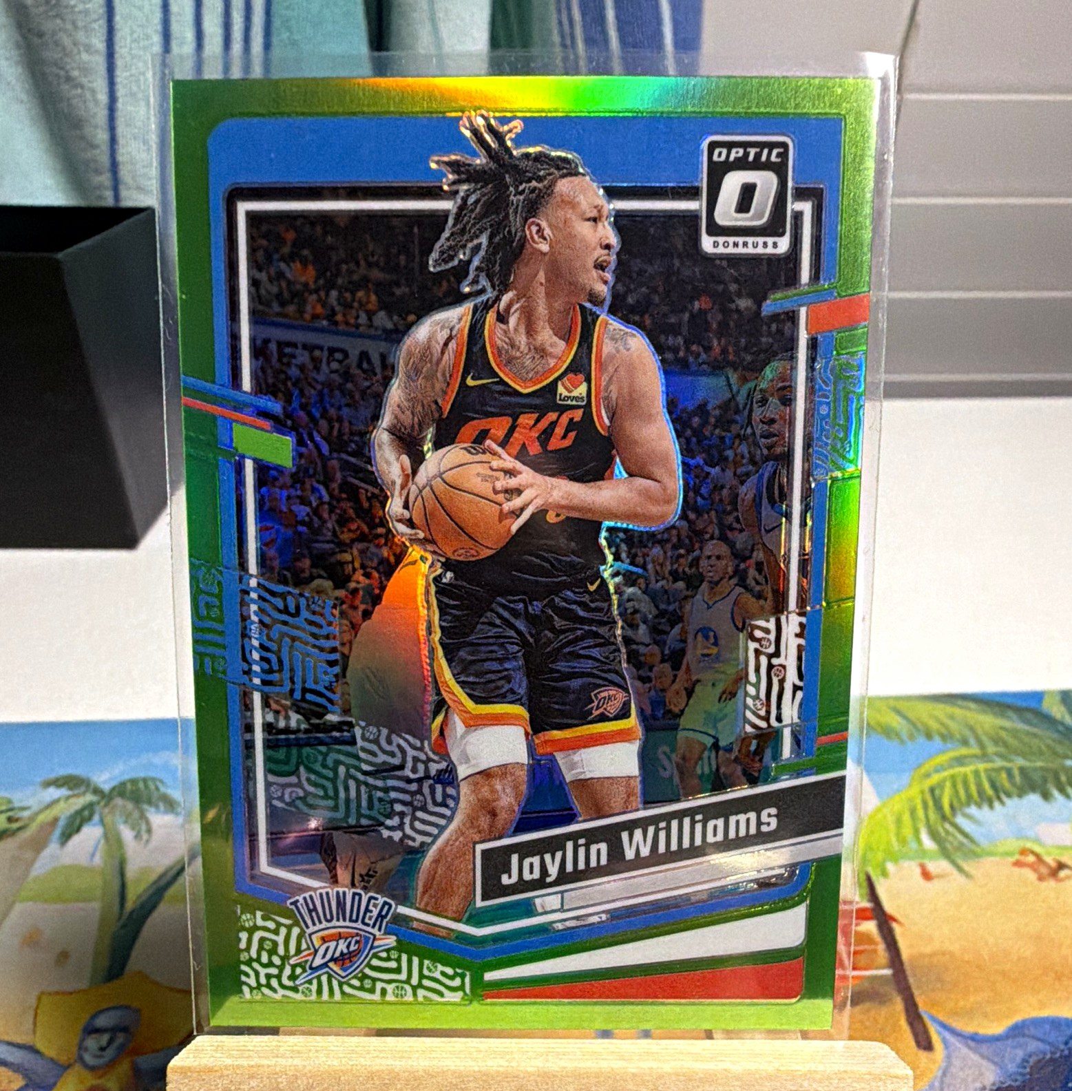 Panini 2023-24 Donruss Optic Jaylin Williams Lime Green Prizm /149 #150