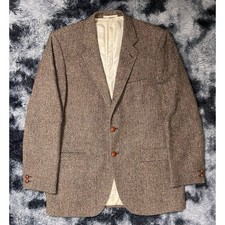 Vintage Bladen Wool Tweed Brown Blazer Jacket Men's Size L
