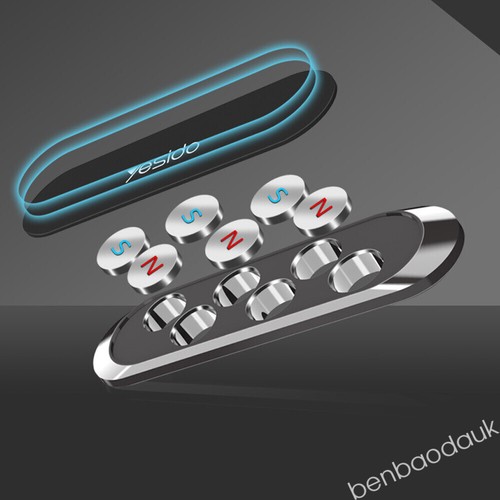Magnetic Strip Shape Car Phone Holder For iPhone Magnet Mount Stand Accessories - Picture 3 of 13