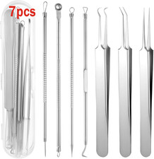 Blackhead Remover Kit Tool Comedone Zit Extractor Whitehead Zit Popping Tool Kit