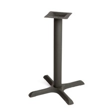 Oak Street Mfg B22STD 22 in x 22 in Cross Base Standard Height Table