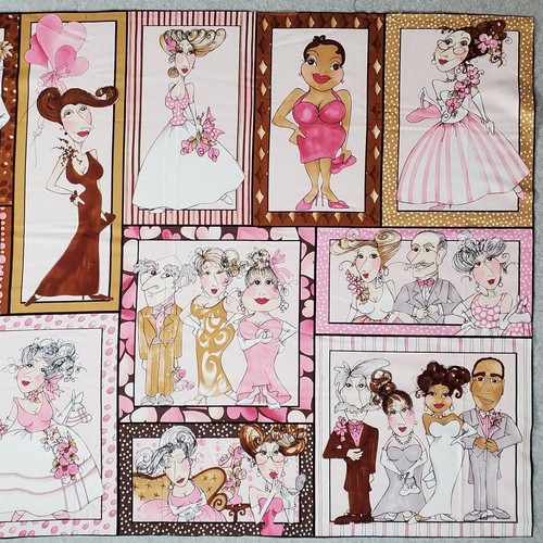 Loralie Harris Senior Prom Quilting Crafting Fabric Panel 32.75" x 24" - Picture 8 of 9