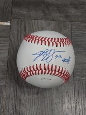 JEFF HOFFMAN AUTOGRAPHED BASEBALL ON A1010 S BLEMISH BALL. BLUEJAYS.