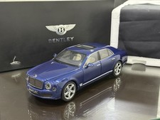 1/18 Kyosho Bentley Mulsanne Speed Marlin Blue Dealer Edition 2014 RARE