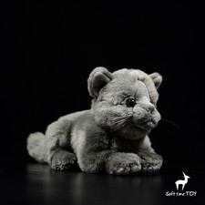 7.8" / 20cm Gray Shorthair Cat Plush Toy Stuffed Animal Soft Doll Kids Gift
