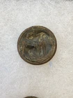 Original Civil War Confederate Dug Script 'I' Infantry Coat Button