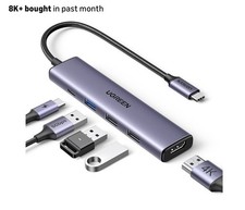 UGREEN USB C Hub 5 in 1 Multiport Adapter Revodok 105 4K HDMI, 100W Power Delive