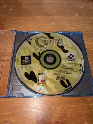 Contra: Legacy of War (Sony PlayStation 1, 1996) Disc Only Tested Works