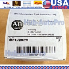 ALLEN-BRADLEY 800T-QBH2G Momentary Push Button Green NEW  SEALED BOX US Free Tax
