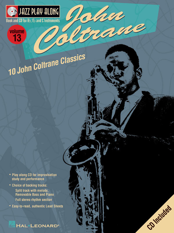 John Coltrane Jazz Play-Along Vol 13 Bb Eb C BC Instruments Sheet Music Book CD