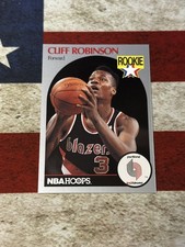 1990-91 NBA Hoops - Rookie Cliff Robinson #250 (RC)