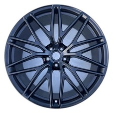 PORSCHE MACAN 95B 21" RS SPYDER DESIGN BLACK FRONT ALLOY WHEEL 9.5J 95B601025FC