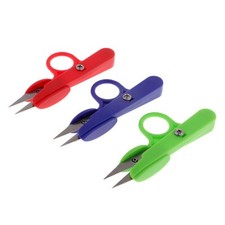 3Pcs Steel Embroidery Sewing Thread Cutter Scissors Thrum Yarn