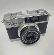 PETRI Color 35E Rangefinder 35mm Film Camera w/ 40mm f2.8 Lens WORKS GREAT