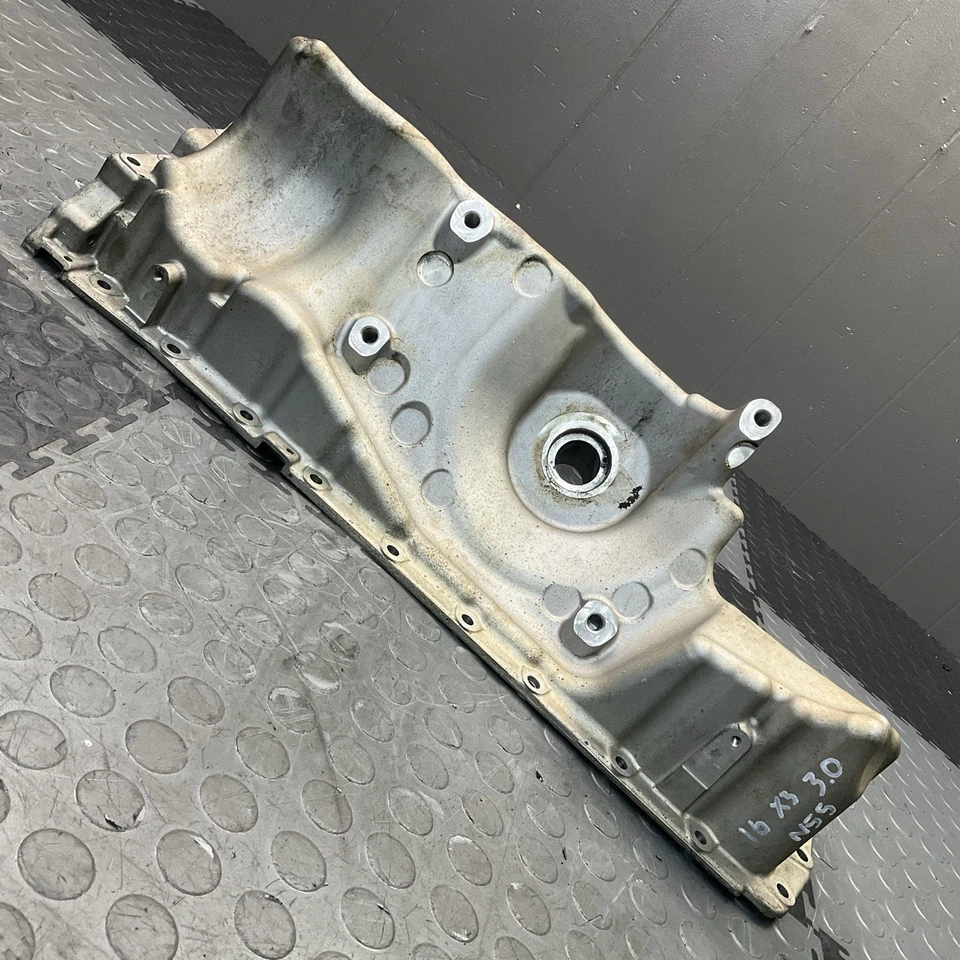 2013-2017 BMW X3 AWD N55 Engine Oil Pan OEM - Image 3 of 4