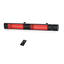 Electric Infrared Heater 3000W Golden Halogen w/Remote for Patio Garage Outdoor