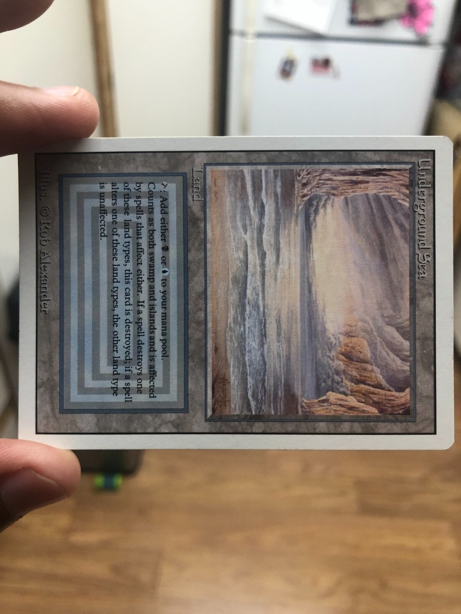 Magic MTG - Underground Sea - Revised (3rd) Edition - LP | eBay Magic MTG - Underground Sea - Revised (3rd) Edition - LP | eBay