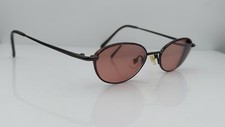 Vintage Seiko 7456 Brown Oval Japan Sunglasses FRAMES ONLY