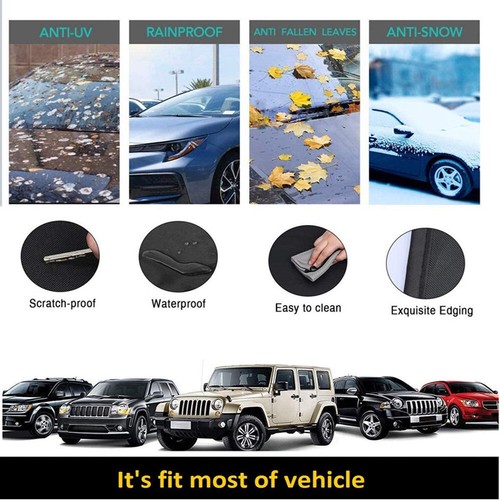 Car SUV Windshield Front Window Cover Winter Snow Ice Frost Guard Sun Shade - Picture 18 of 18
