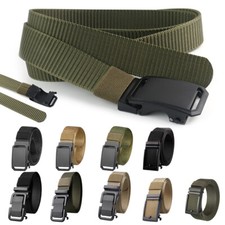 MEN Casual Military Tactical Army Adjustable Quick Release Belts Pants Waistband