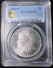 1884-O  Morgan Silver Dollar PCGS MS64  Beautiful Coin