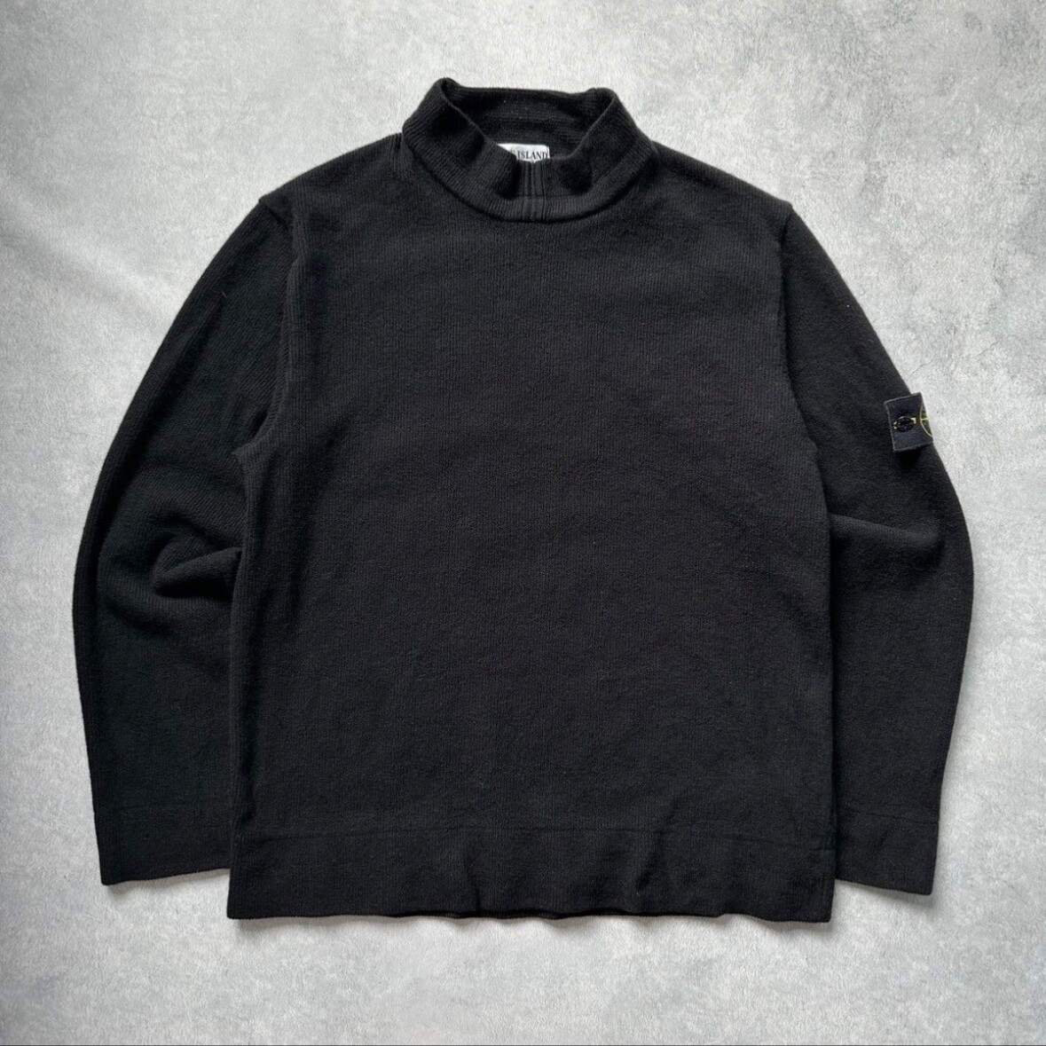 Stone Island A/W 2002 Split Mock Neck Knit Wool Sweater | eBay Stone Island A/W 2002 Split Mock Neck Knit Wool Sweater | eBay