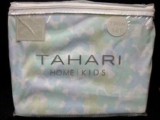 TAHARI DUVET COVER  SHAM TWIN Kids PASTEL BUTTERFLY 2 pc SET COTTON NEW