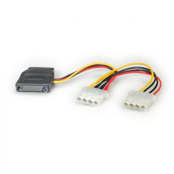 Itb - Secomp Hardware INTERNAL POWER SPLITTER CABLE 1 X SATA M / 2 X MOLEX M