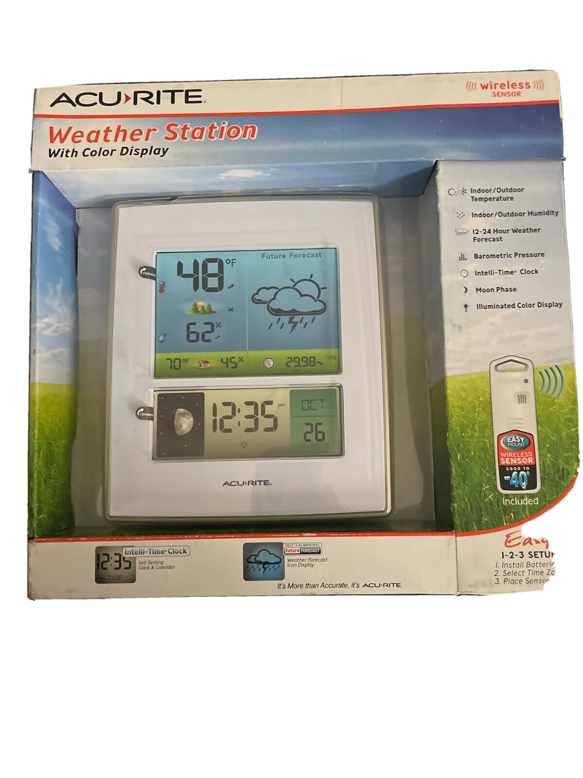 PAIR OF ACU-RITE ELECTRONIC BATTERY OPERATED HUMIDITY MONITORS