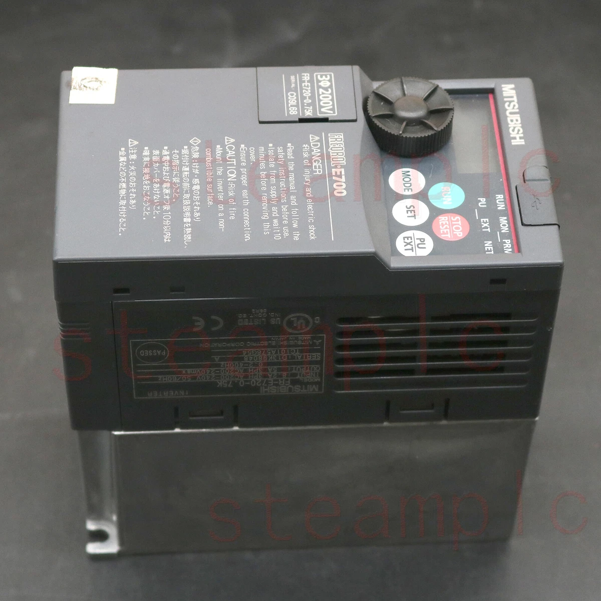 Used Mitsubishi FR-E720-0.75K FRE720 Inverter Free Shipping