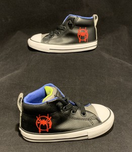 converse black leather high