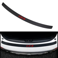Rear Bumper Guard Protector Trim Car Trunk Protectors for Mazda Cx5 (red)