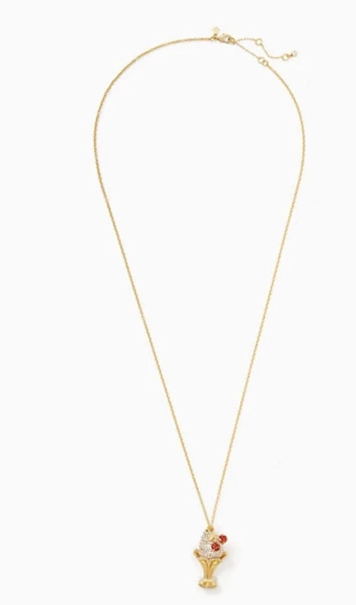 NWT Kate Spade New York Ice Cream Sundae Pendant Necklace - Image 2 of 4