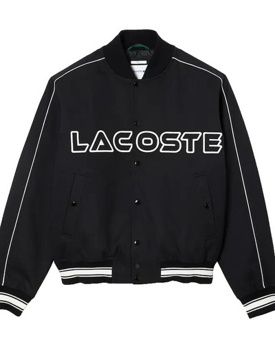 Lacoste Sport Men's Black/Grey Dual Tone Reversible Hooded Jacket
